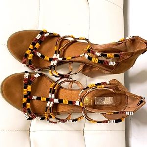 Tribal Beaded Shoes